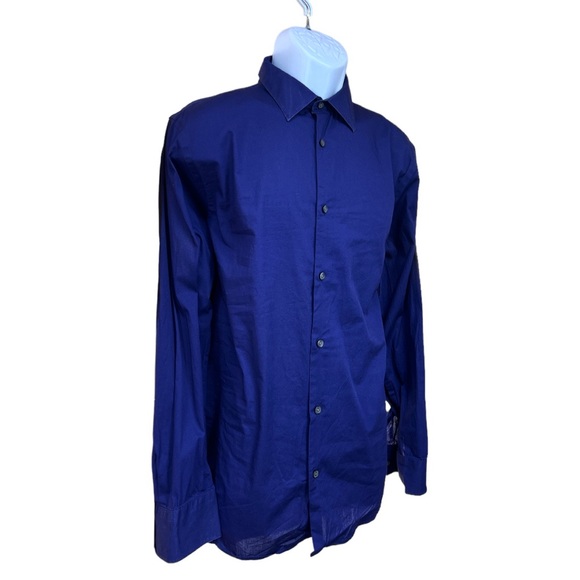 Sz L 16-16.5 Long Sleeve Banana Republic Slim Fit Button Down - Picture 3 of 6